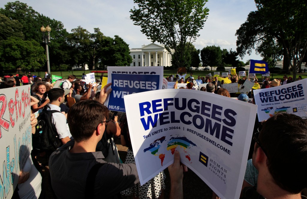 Flights for refugees were canceled because of a moratorium on new admissions that's scheduled to run until Nov. 5,