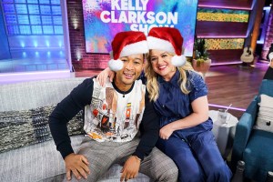 GettyImages-1166106351-john-legend-kelly-clarkson-christmas-hat-composite