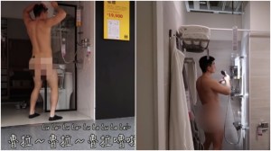 youtuber gets naked in ikea in taiwan