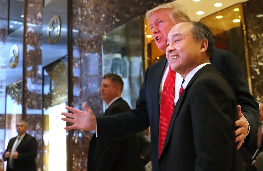 Masayoshi Son and Donald Trump planning to invest SoftBank money into the United States