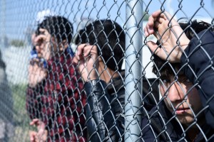 greece refugee barbecue