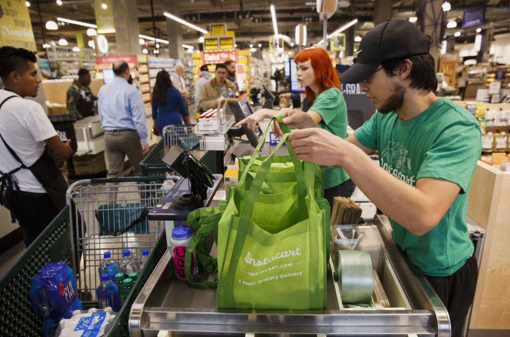 Instacart workers