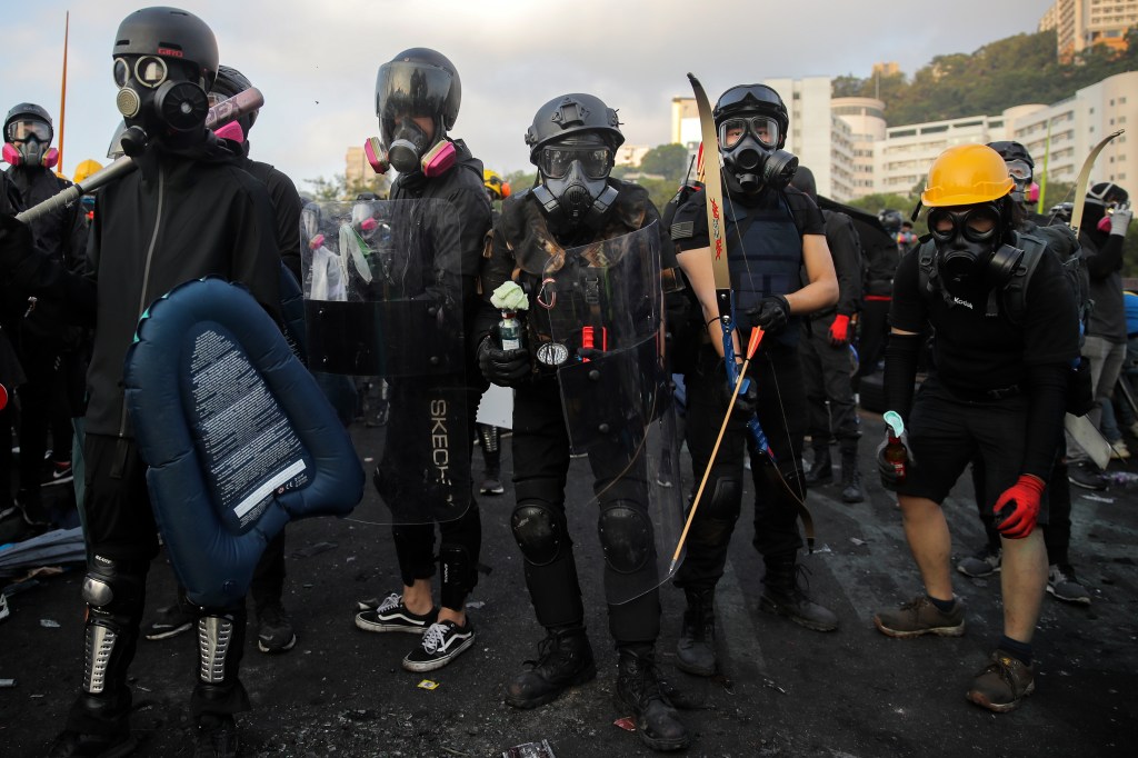 hong kong university protests