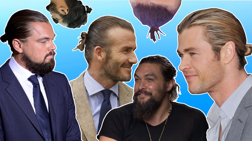 man bun top knot trend over 2010s