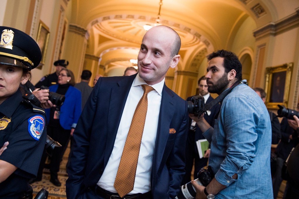 Stephen Miller smiling.