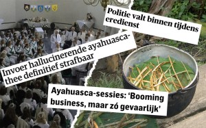 collage: ayahuasca ketel, Aanhangers van de Sante Daime kerk