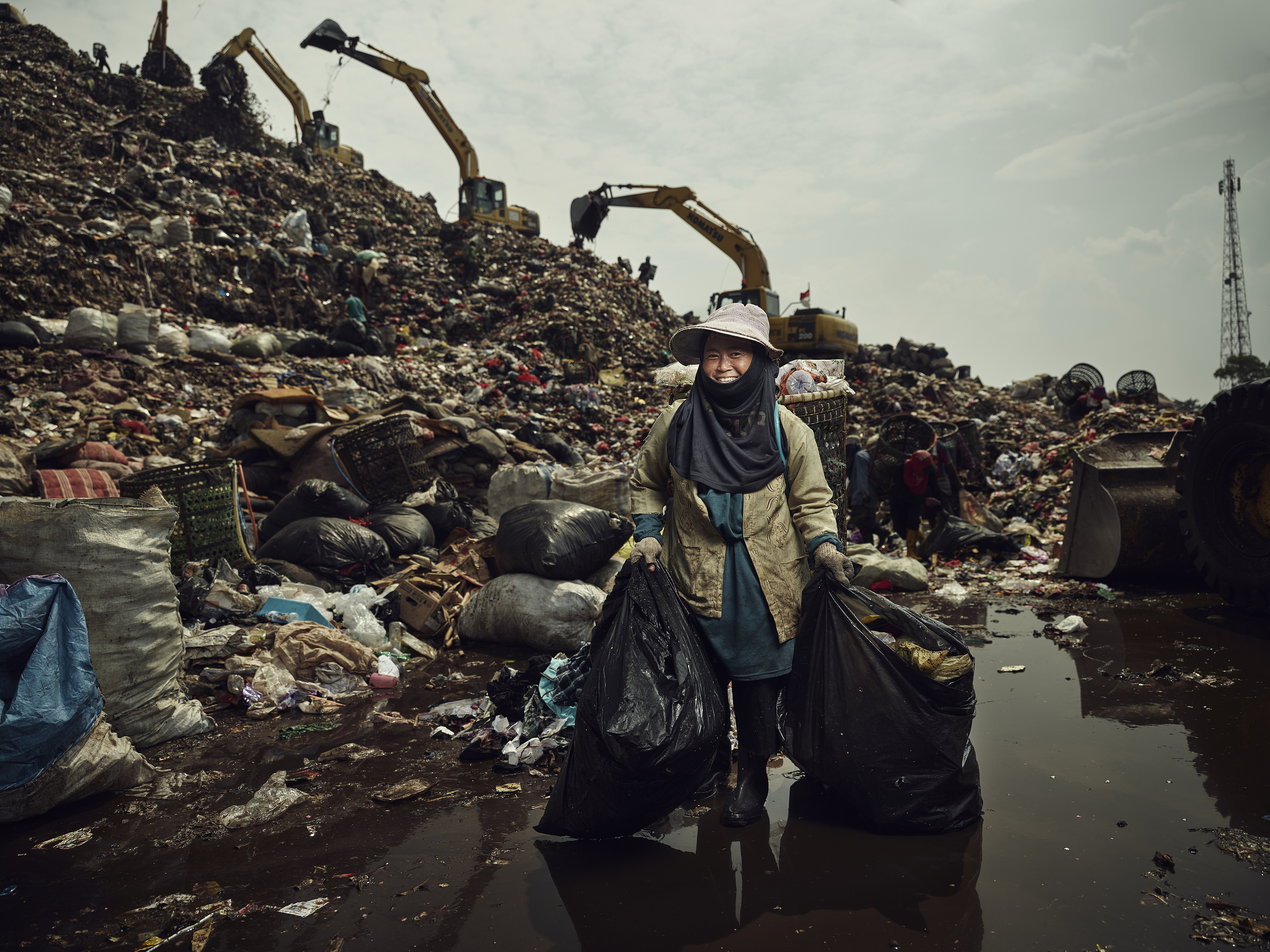 Bantar Gebang, a landfill in Bekasi, West Java, is said to be the biggest one in Asia.