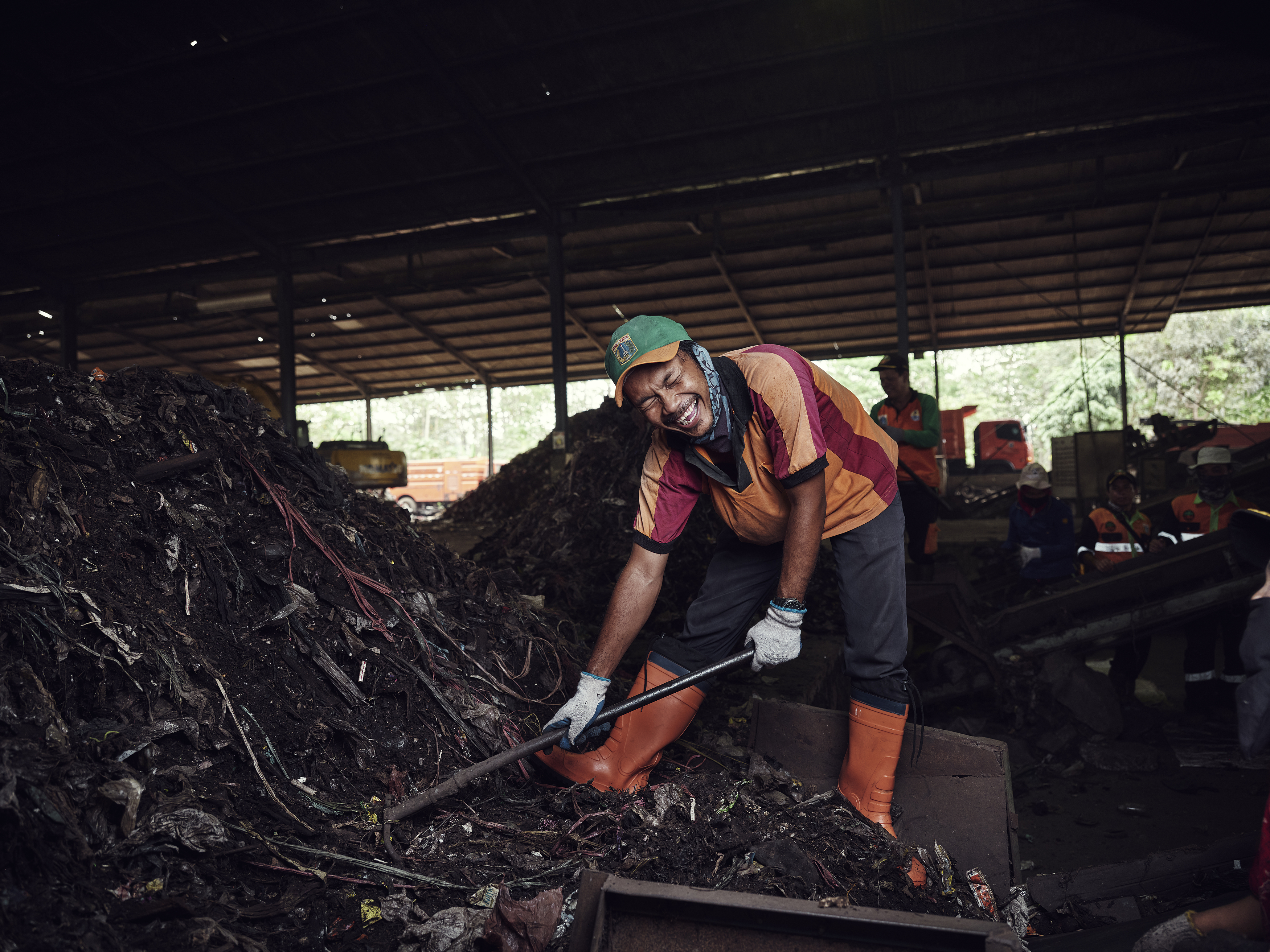 Bantar Gebang a landfill in Bekasi biggest one in Asia.