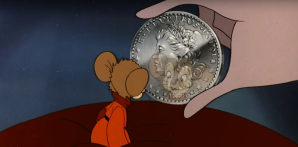 fievel looking at coin american tail