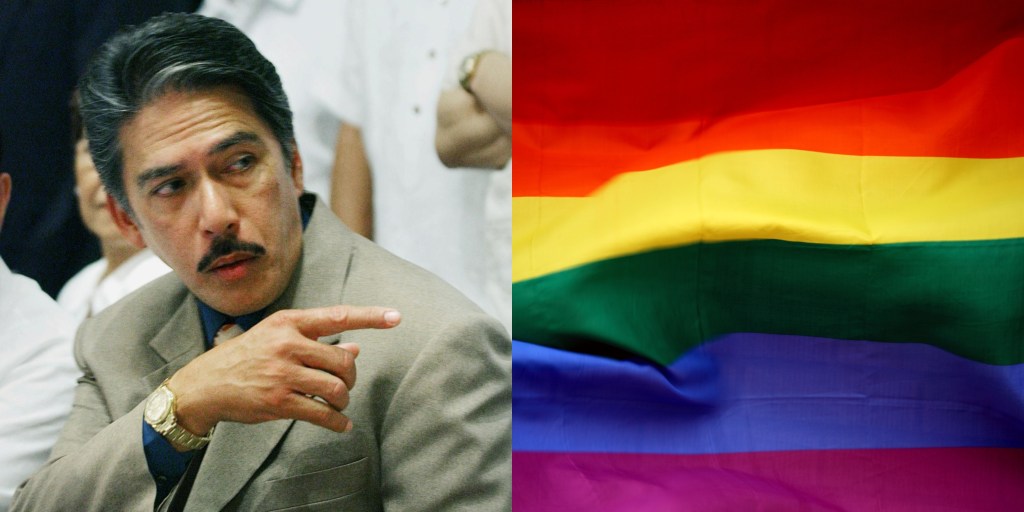 tito sotto lgbtq flag