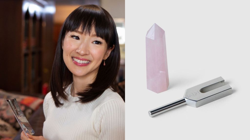 splitscreen-marie-kondo-lifechanging-art-of-tidying-up-rose-squartz-tuning-fork