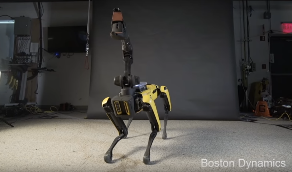 Spot robot, screenshot via Boston Dynamics​