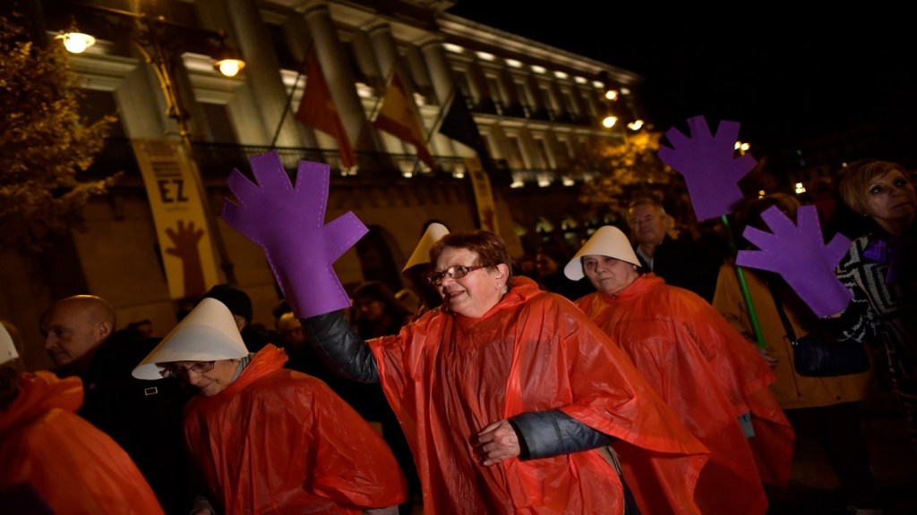 spain vox far right feminism violence against women march