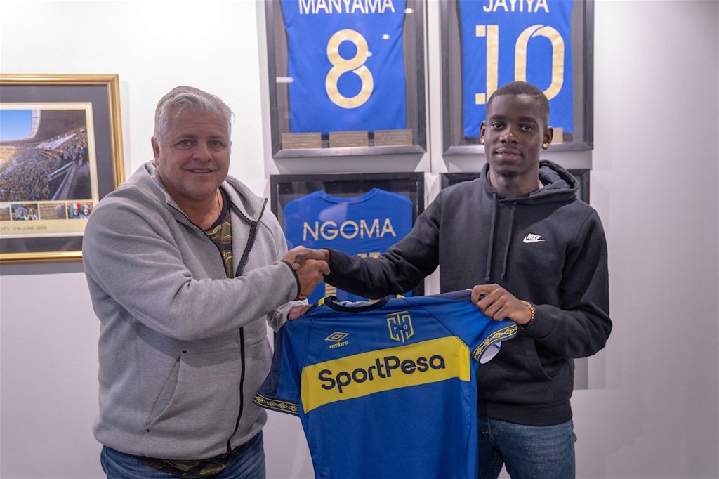 Verhagen bij Cape Town City FC.