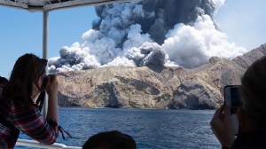 Mt White volcano eruption