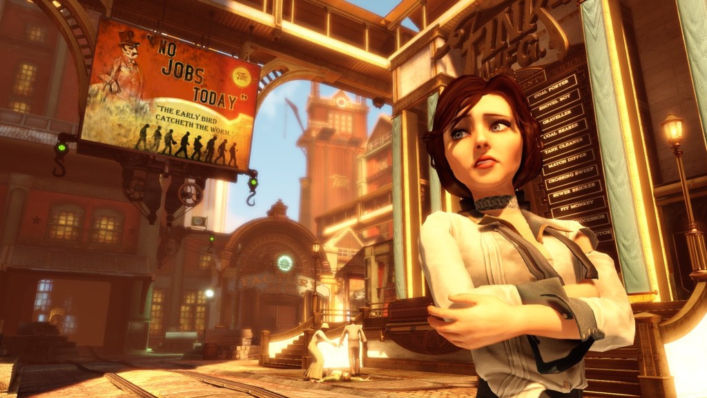 Elizabeth from Bioshock Infinite, the last Bioshock game prior to this new wave of releases from 2K under Cloud Chamber.