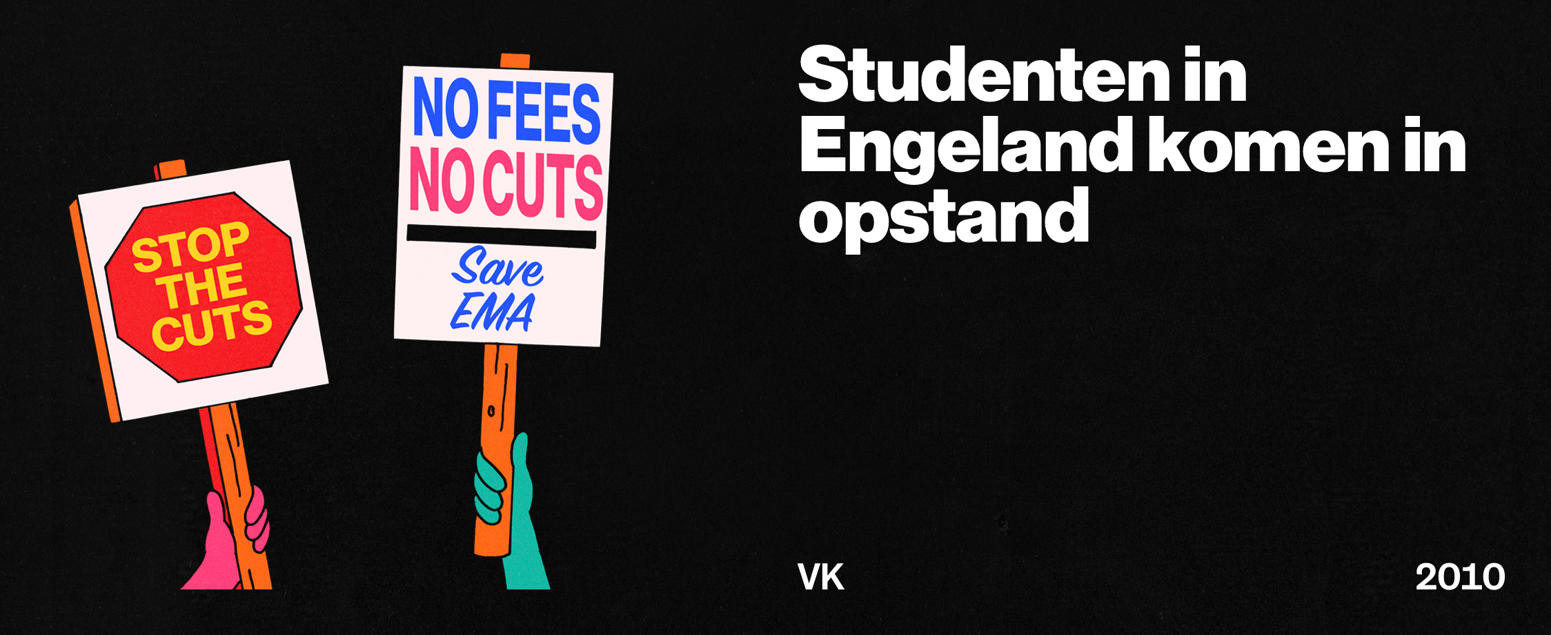 Studenten in Engeland komen in opstand