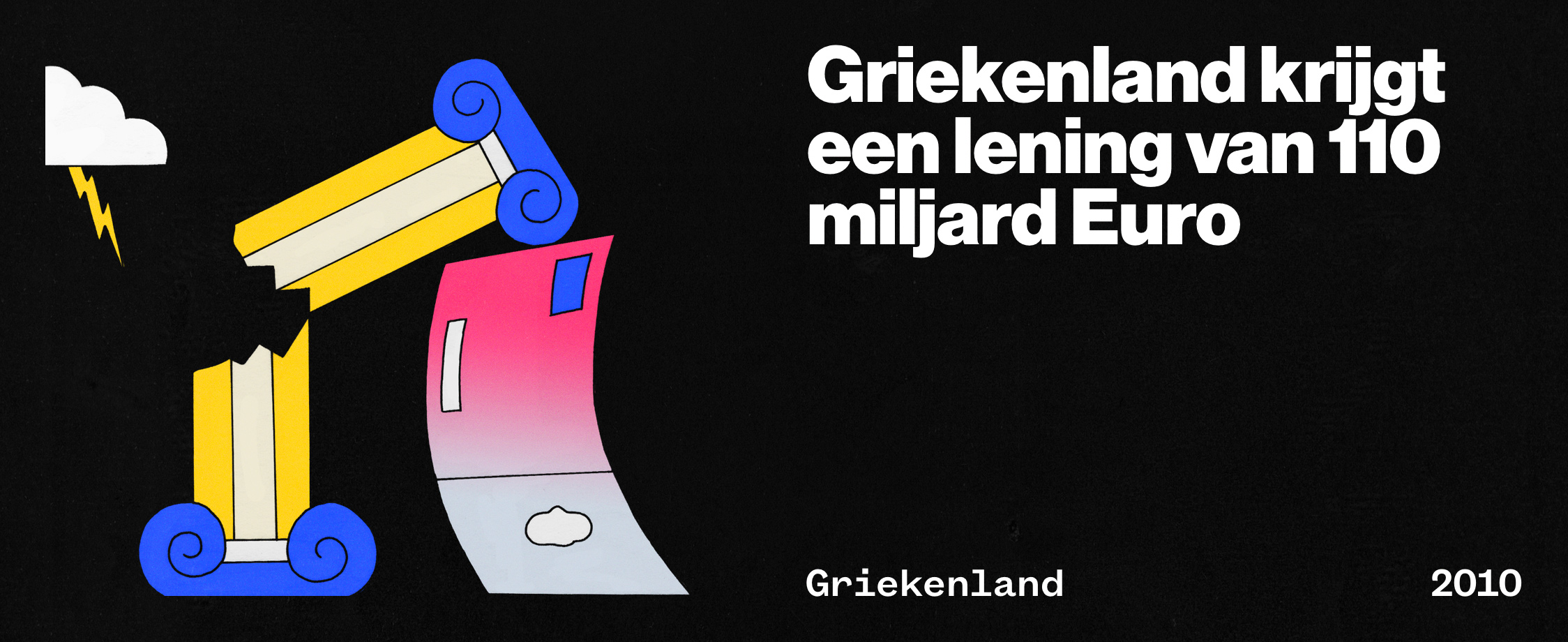 Griekenland krijgt een lening van 110 miljard euro