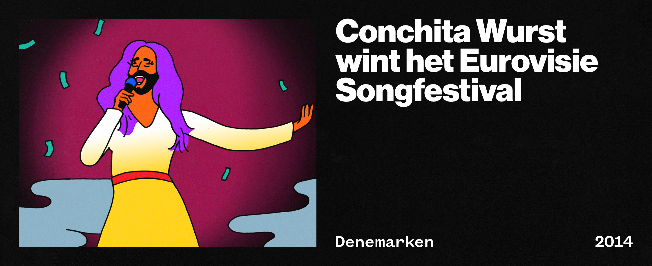 Conchita Wurst wint het Eurovisie Songfestival