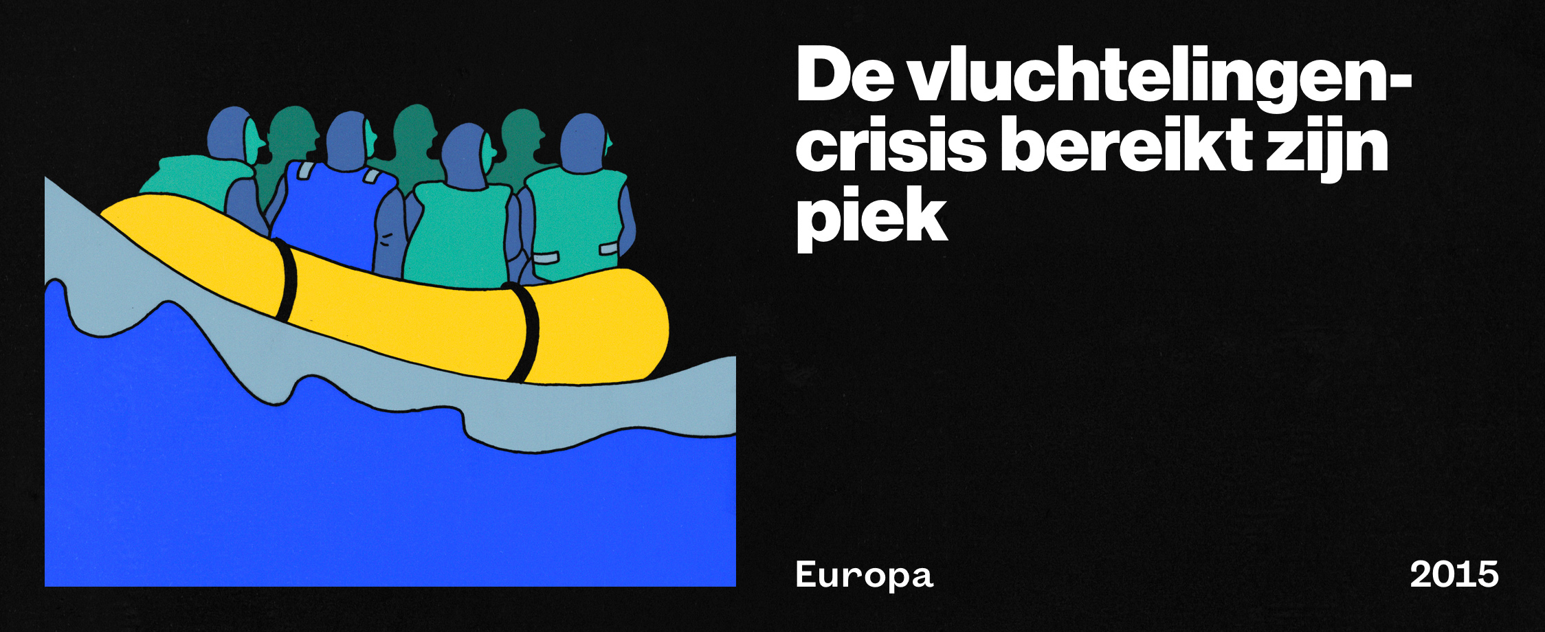 De vluchtelingencrisis bereikt zijn piek