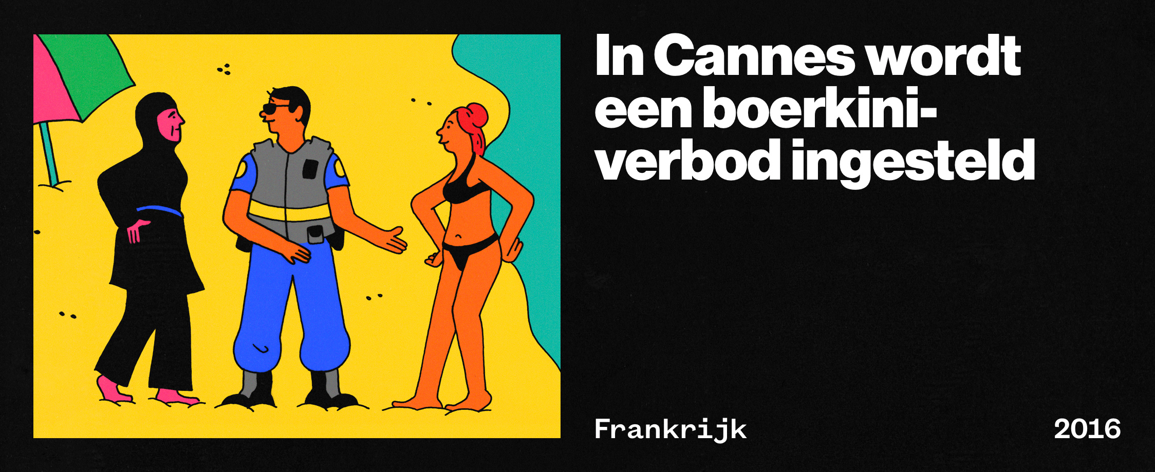 In Cannes wordt een boerkini-verbod ingesteld