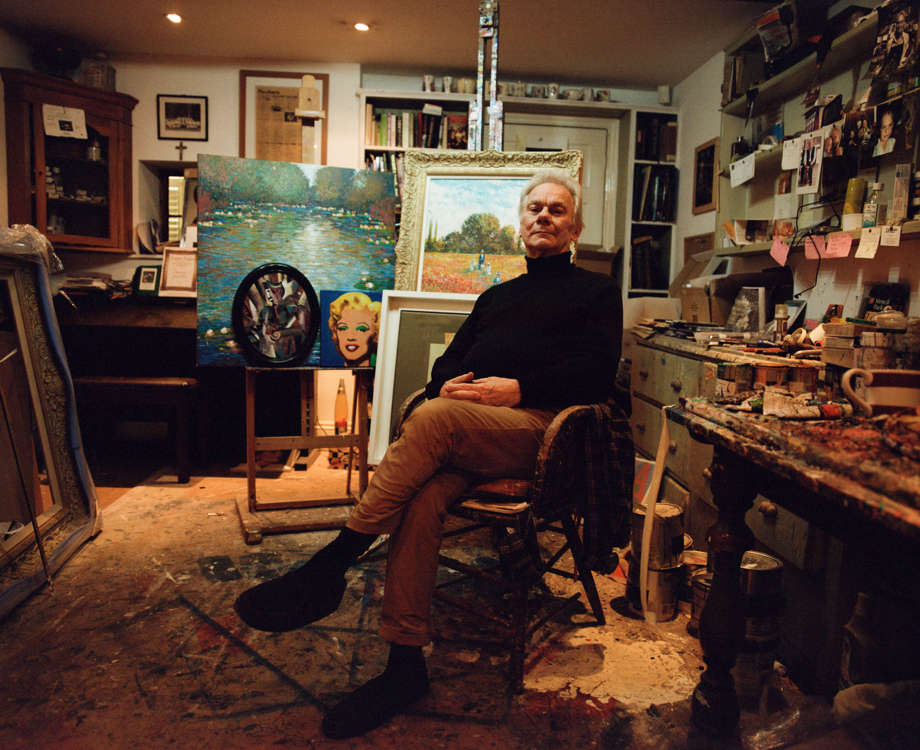 John Myatt in his studio