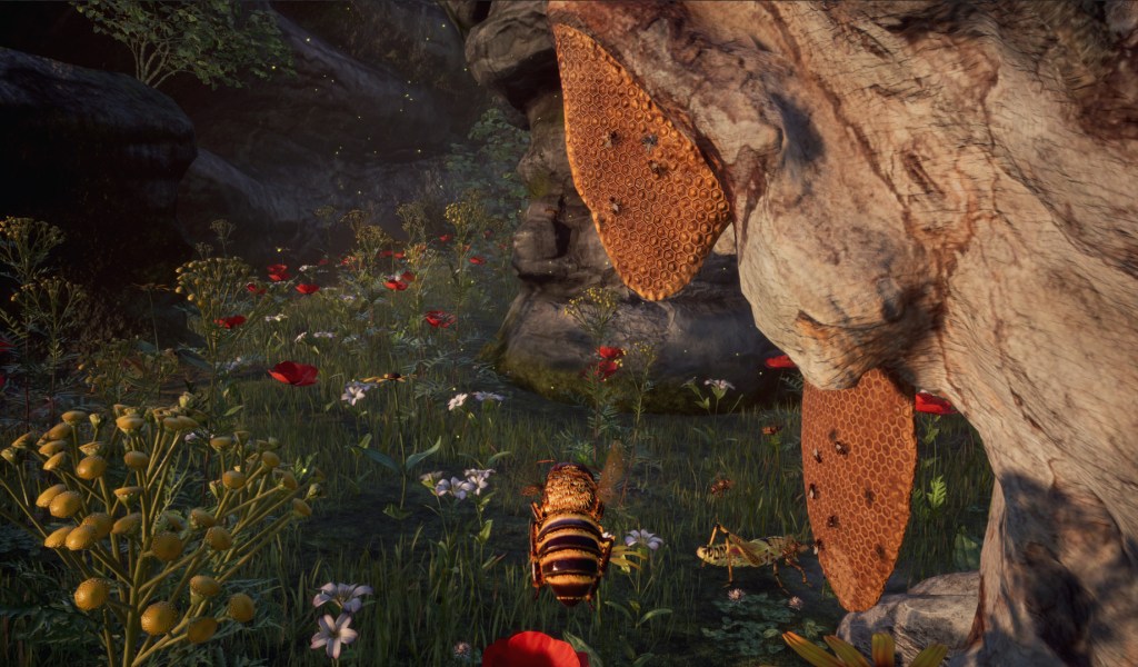 A 'Bee Simluator' screenshot tops this ranking and rating of video games about bees.