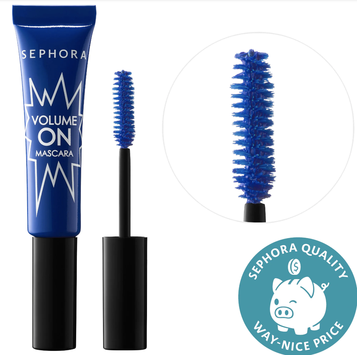 Volume on mascara