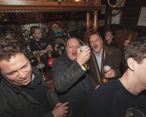 drinkers in pub