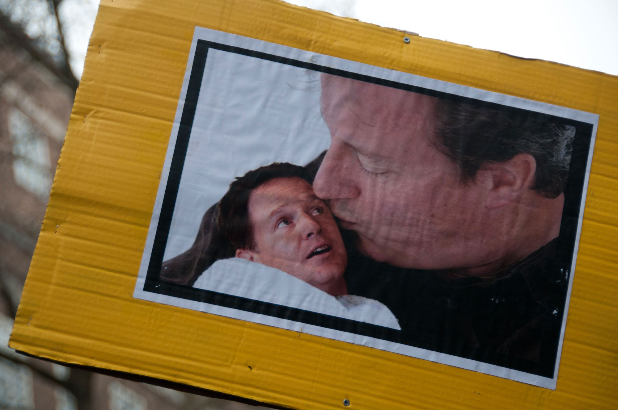 david cameron kissing baby nick clegg