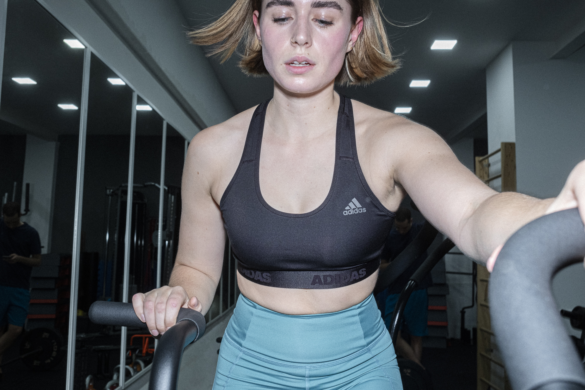 woman working out