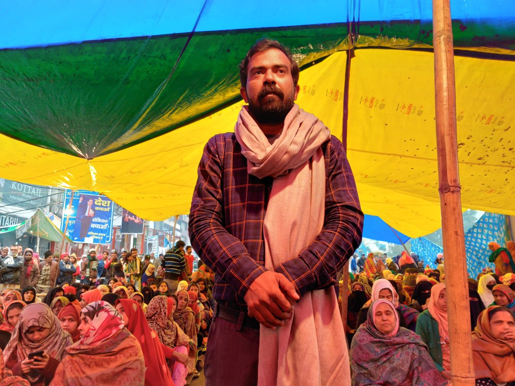 this man is on a hunger strike in delhi against the citizenship amendment act