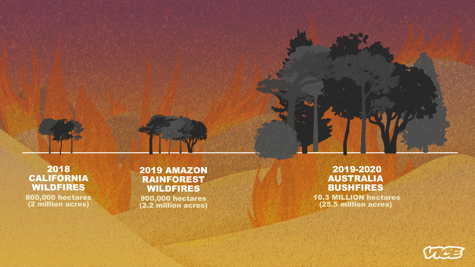 australia bushfire damage