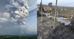 Kumpulan Foto Surreal Letusan Gunung Taal di Filipina