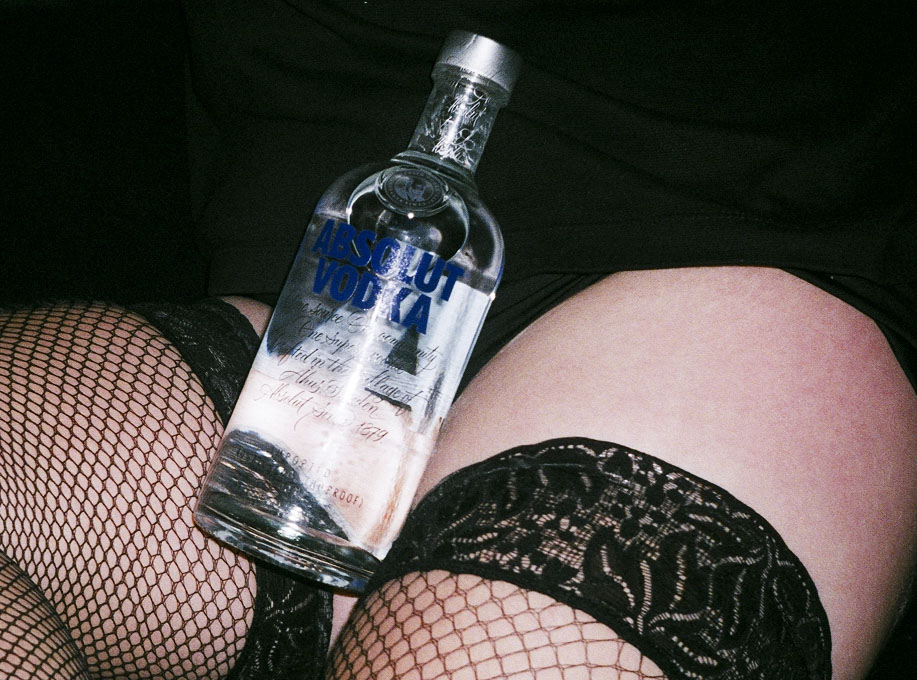 legs with vodka