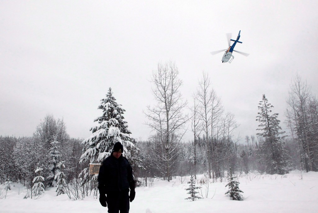 RCMP helicopter Wet'suwet'en raid