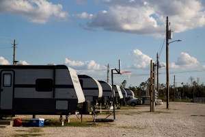 oakland FEMA trailers