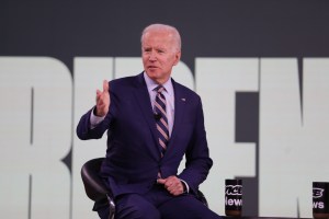 Former Vice President Joe Biden at the 2020 Iowa Brown & Black Forum in Des Moines, Iowa on Jan. 20, 2020.