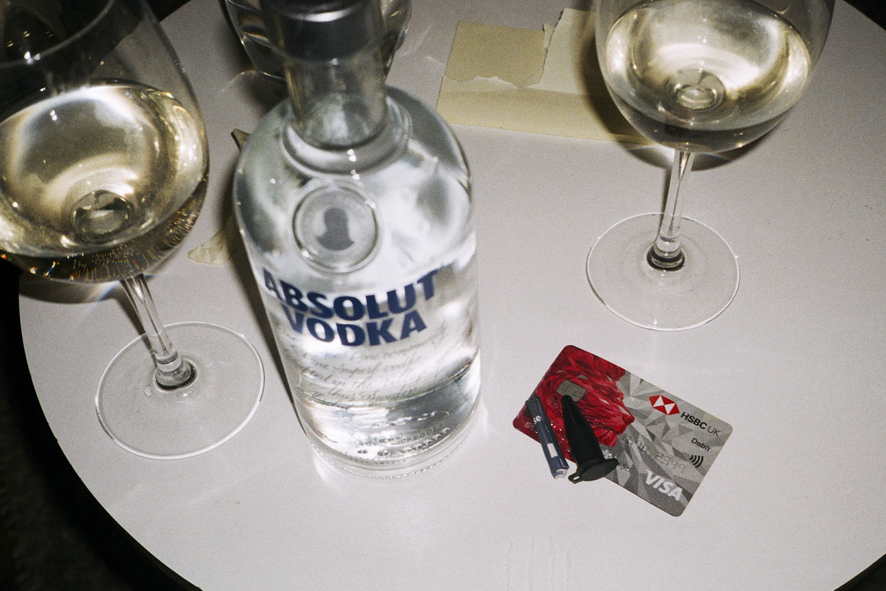 vodka wine and cocaine