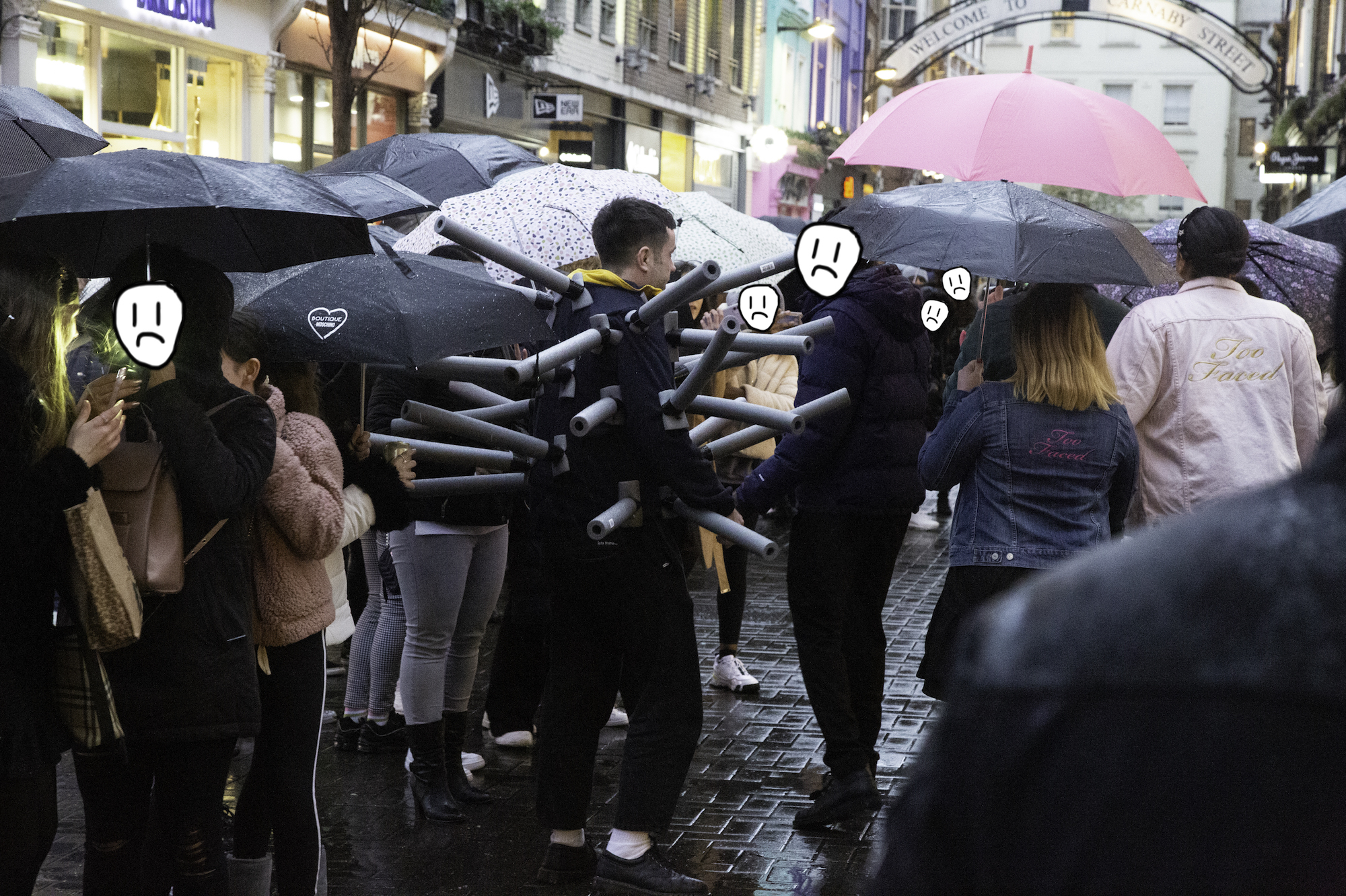 annoying man carnaby street