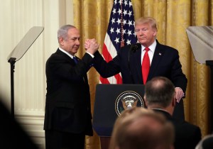 Trump Says His Middle East Plan Is Totally Fair to the Palestinians but 'Don't Clap For That'