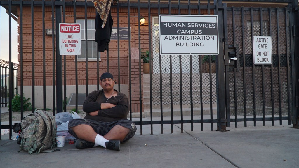 Cover image: David Martinez, a 28-year old mechanic experiencing homelessness, poses for a portrait outside the Human Services Campus in Phoenix on January 28, 2020. (Emma Ockerman/VICE News)