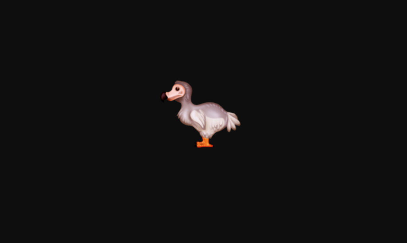 dodo emoji