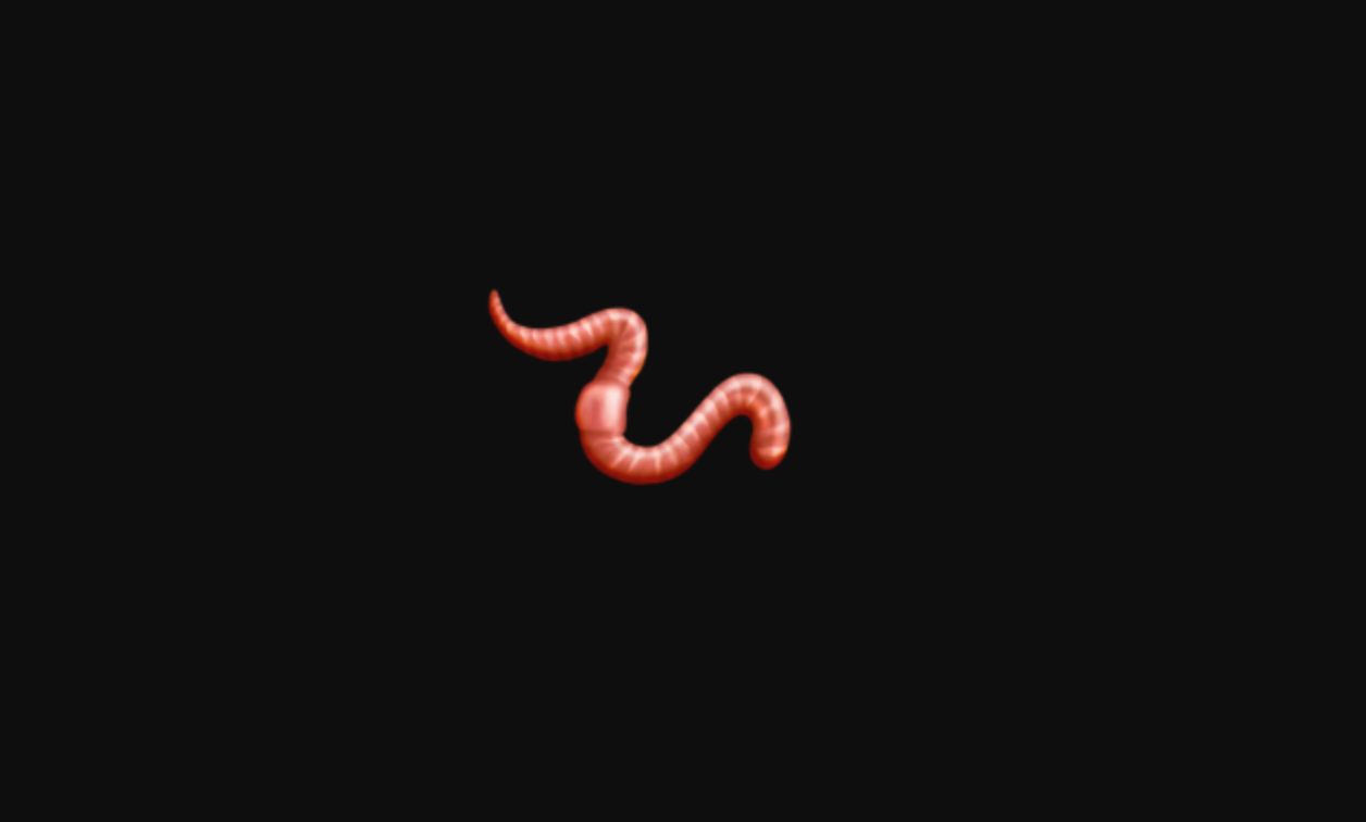 worm emoji