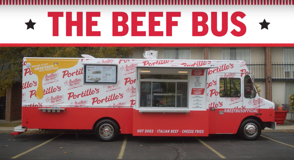 portillo's chicago beef bus