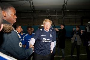 boris johnson football