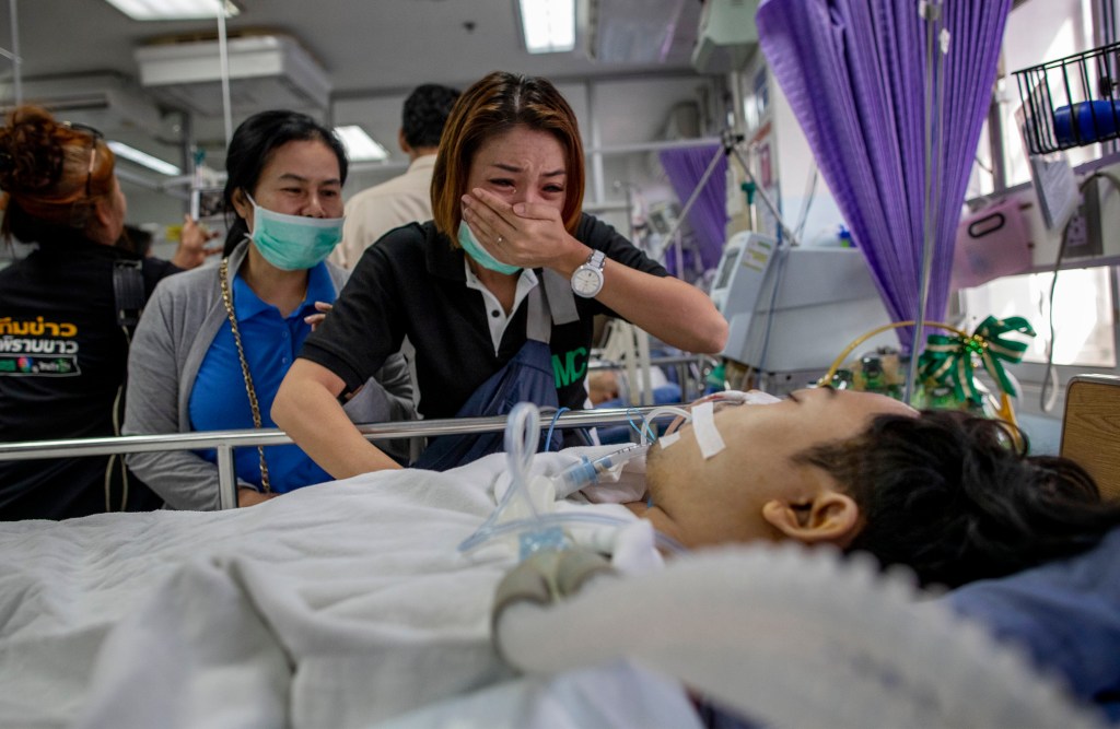 The aggrieved soldier stopped at a Buddhist temple and killed nine people there, before heading to the mall, shooting at passersby along the way.