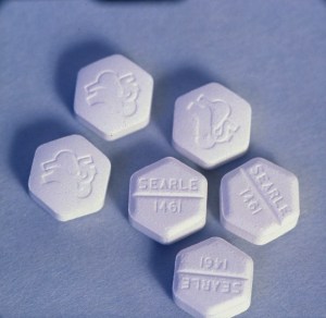 Photo of six misoprostol pills, which are used for abortion