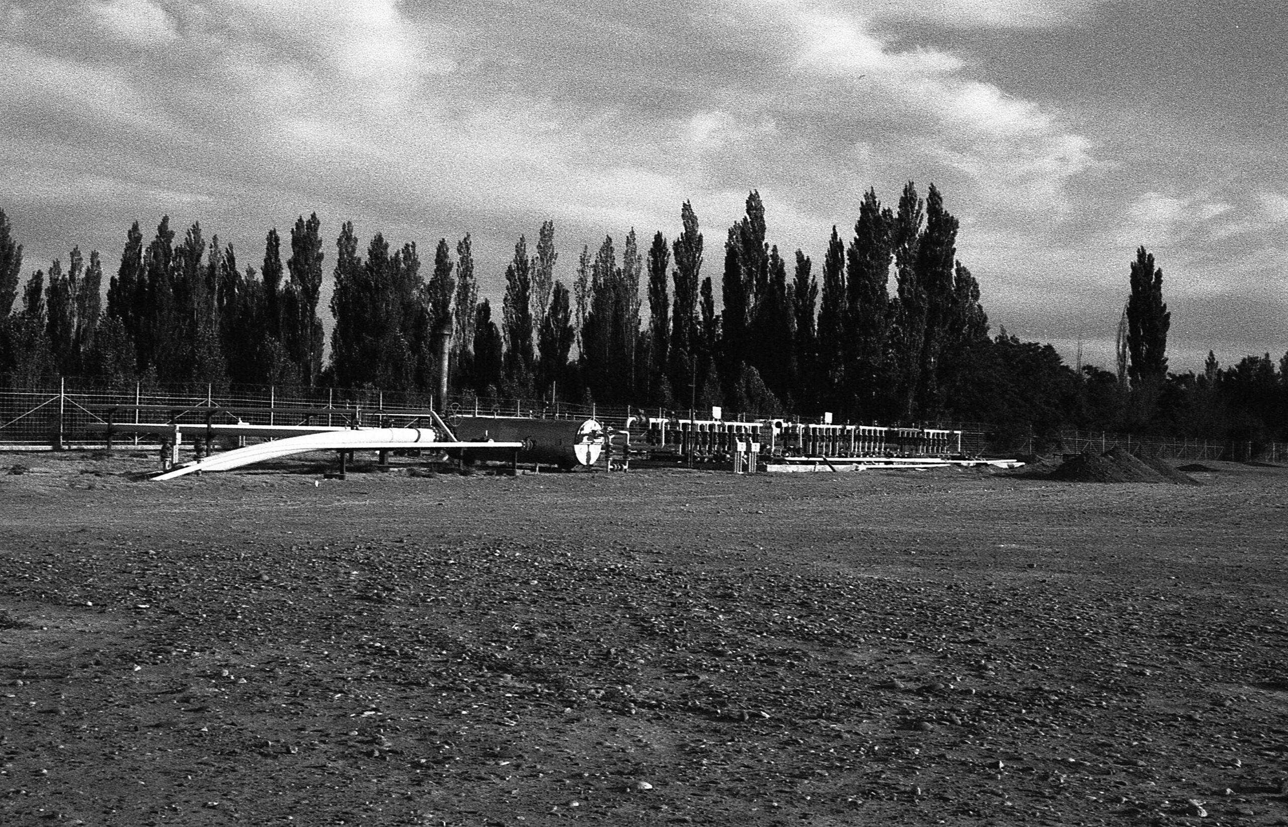 Instalaciones de YPF en Allen, Río Negro.