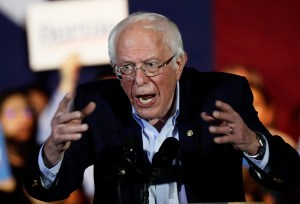 Democratic presidential candidate Sen. Bernie Sanders, I-Vt., speaks during a campaign event in San Antonio, Saturday, Feb. 22, 2020.